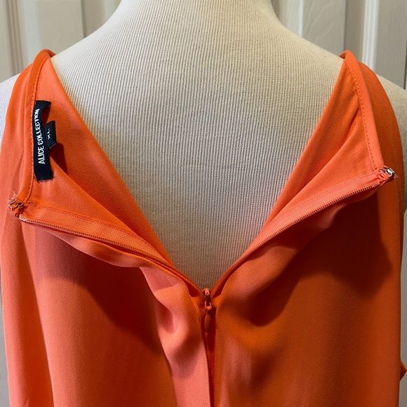 Gorgeous Coral Two-Layer Top by Alice Collection - Picture 9 of 12
